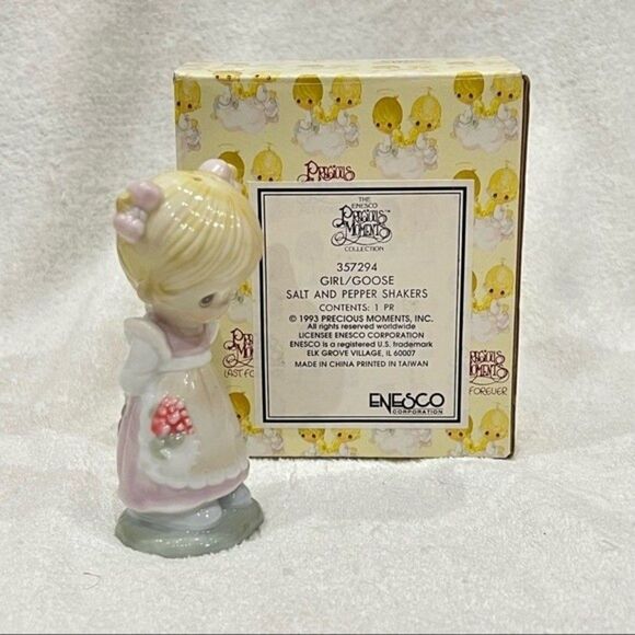 Precious Moments Girl Salt Shaker #357294 with original box - Picture 11 of 12